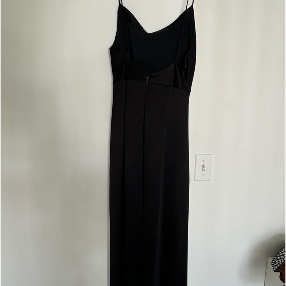 Alice and Olivia Cowl Neck Satin Gown - Picture 7 of 9